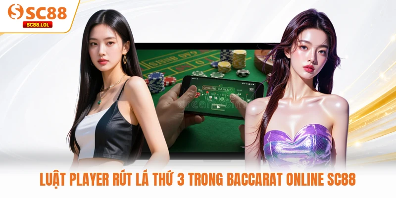 Luật Player rút lá thứ 3 trong Baccarat Online SC88